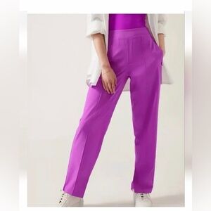 Athleta Brooklyn Heights Pants Size 4/P Jazzy Purple Athleisure